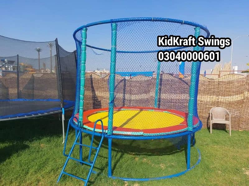 kids Slide/Swings/Kids rides/jhula/Spring rider/jungle gym/trampoline 19