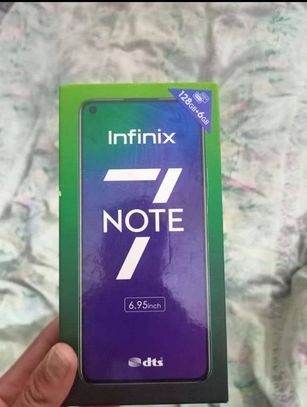 note 7 Infinix 6 gb+128gb 1