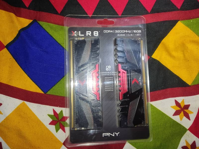 PNY XLR8 Gaming 16GB (2x8GB) DDR4 RAM 3200MHz With heatsink 0