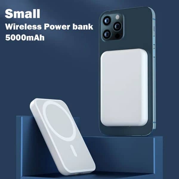 5000mah Wireless power bank charger for iphone 2