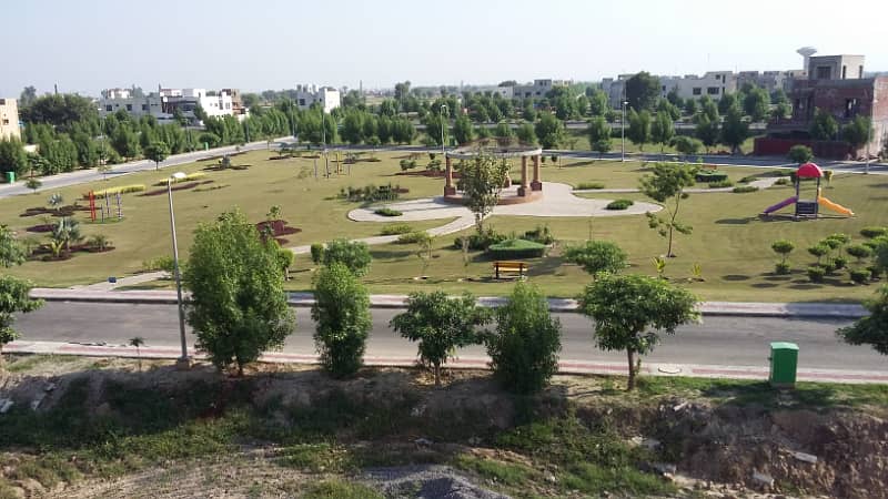 1 Kanal Cheapest price plot for sale in Sukh Chayn Gardens Lahore 0