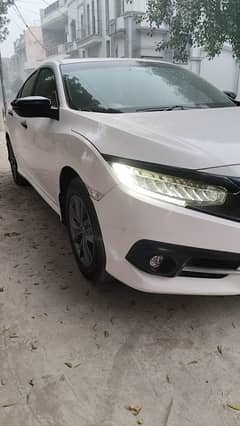 Honda Civic white Prosmetic 2019 model