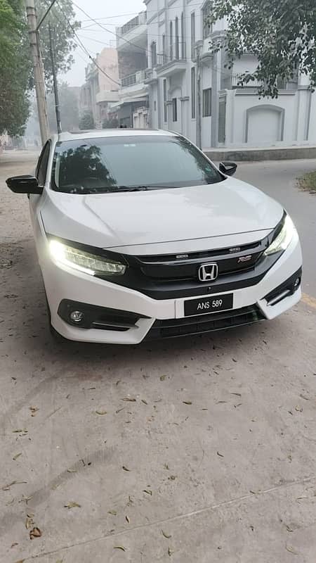 Honda Civic white Prosmetic 2019 model 1