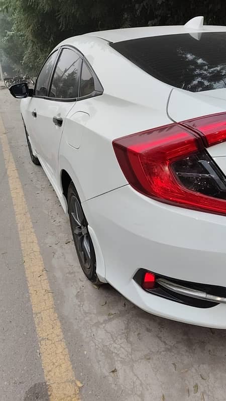 Honda Civic white Prosmetic 2019 model 11