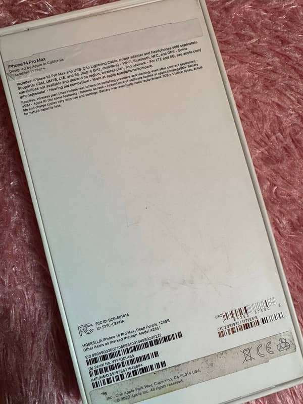 Iphone 14 Pro Max PTA approved with BOX 3