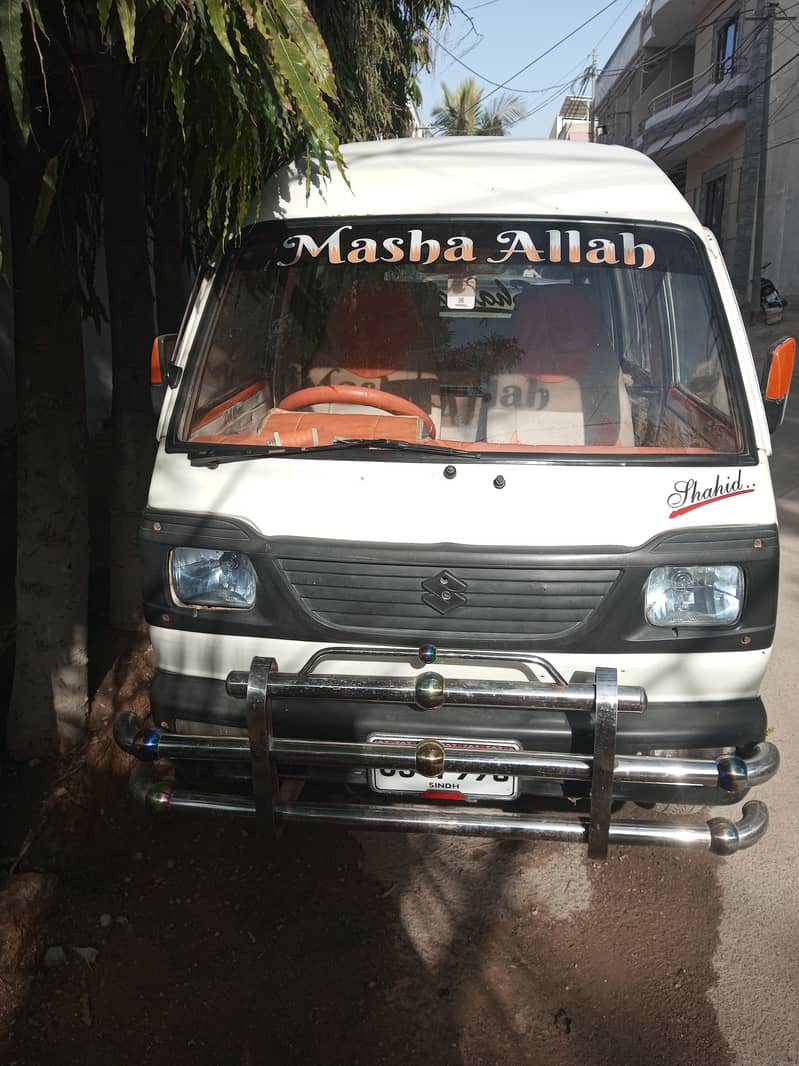 Suzuki bolan model 2009, white colour, 800cc Engine, Hiroof 2