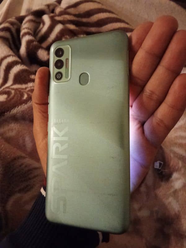 Tecno spark 7 2 gb 32 gb good condition no any fault 4