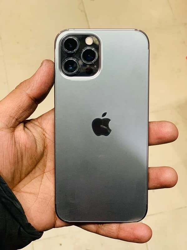 iphone 12pro max 256 GB dual physical pta approved only mobile hai 0