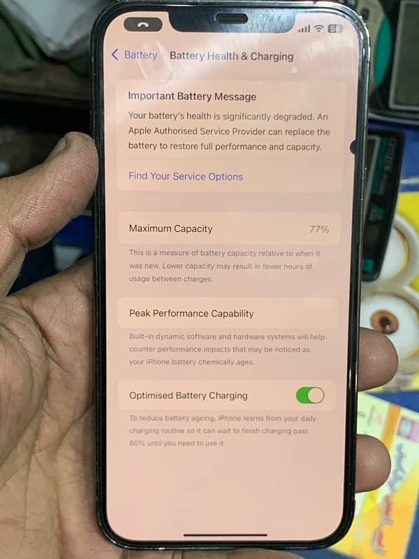 iphone 12pro max 256 GB dual physical pta approved only mobile hai 5