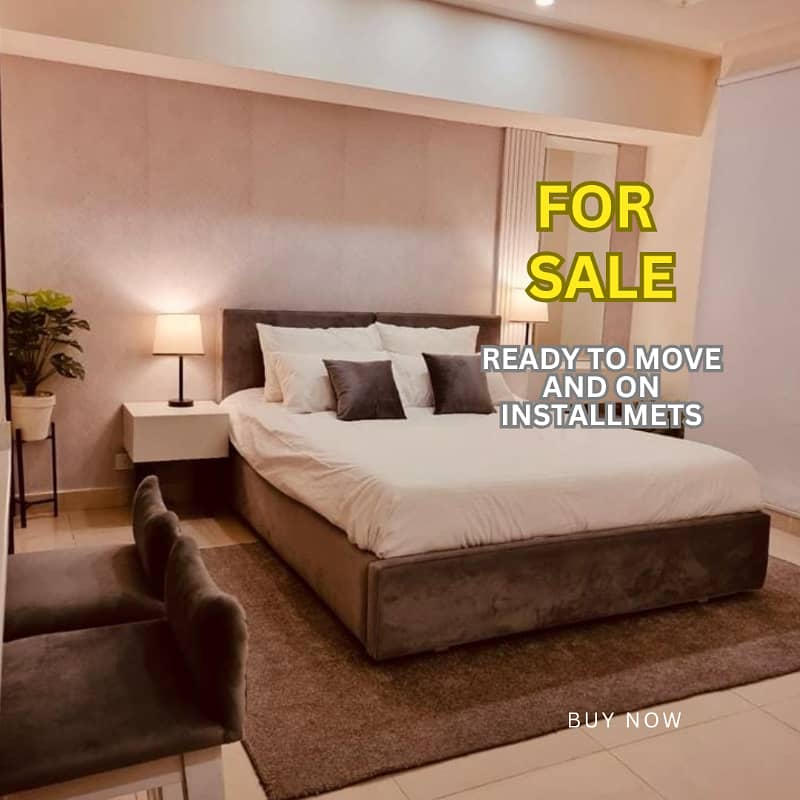 apartment for sale on installments ready to move in bahria town lahore sector e 0