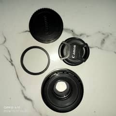 Canon 50mm F1.8 with glass