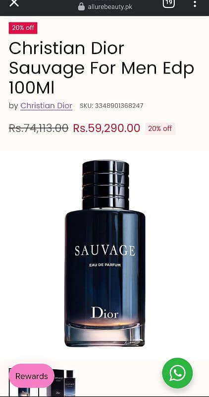 SAUVAGE by Dior. Genuine. Brand New n Packed 6