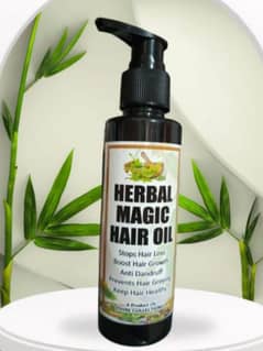 Herbal magic hair oil