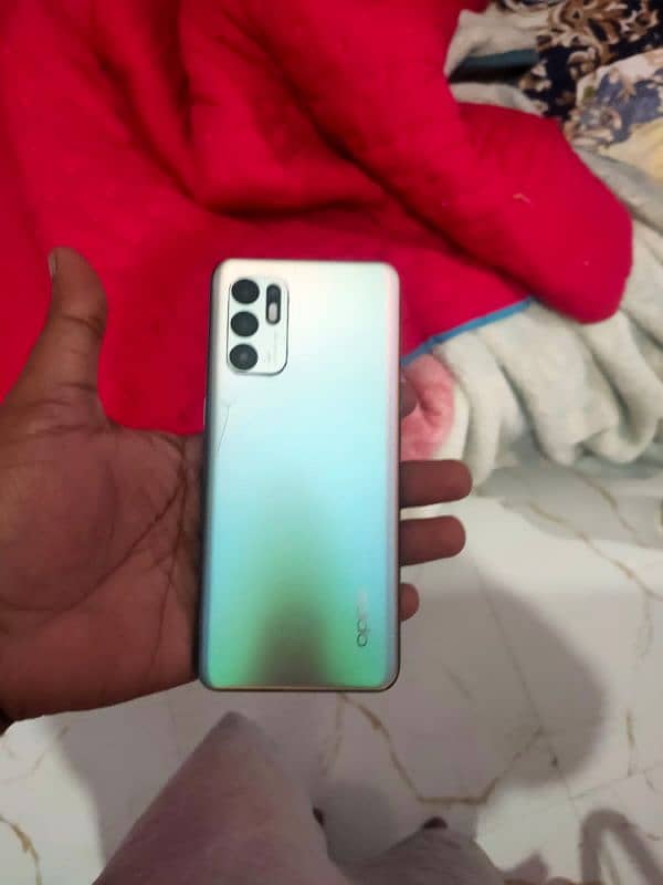 oppo reno 6 8+128 daba charger saaf condition 5