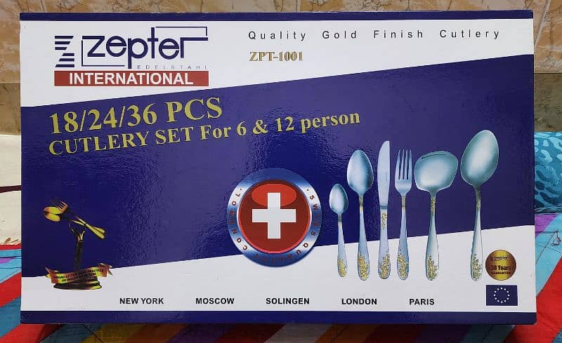 Zepter (Switzerland) Imported 24Pcs Bridal Cutlery Set (30yGuarantee) 2