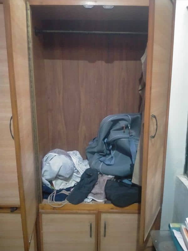 The cupboard for clothes. 1