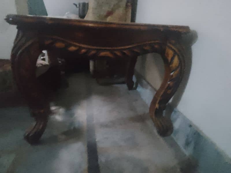 2nd hand heavy wood original Germany import center table 03275642574 2