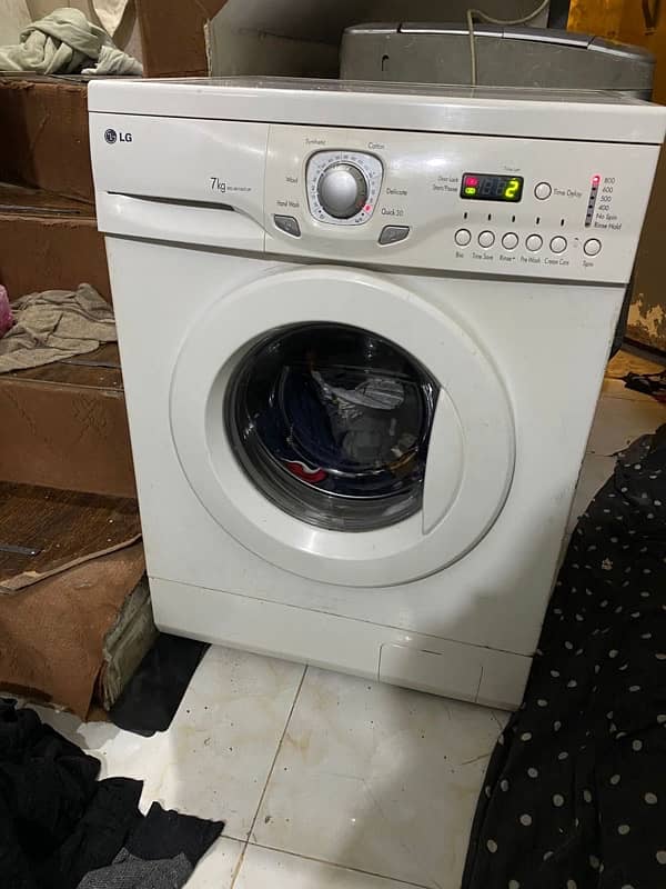 LG washing machine 7kG full ok 10/9.5 8