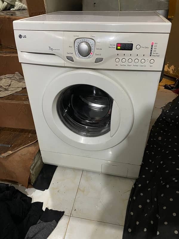 LG washing machine 7kG full ok 10/9.5 11