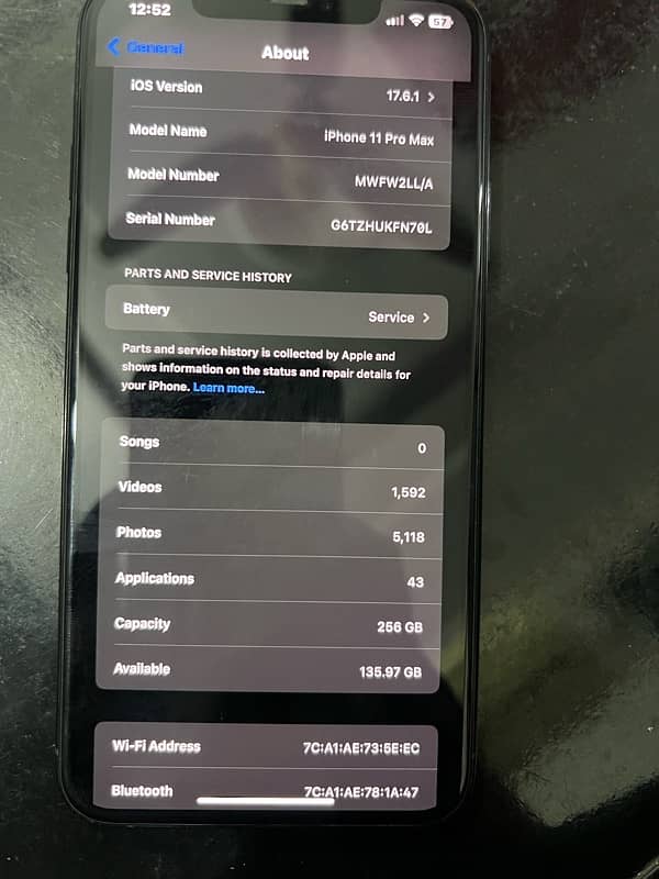 Iphone 11 Pro Max 256 Gb PTA Approved 3