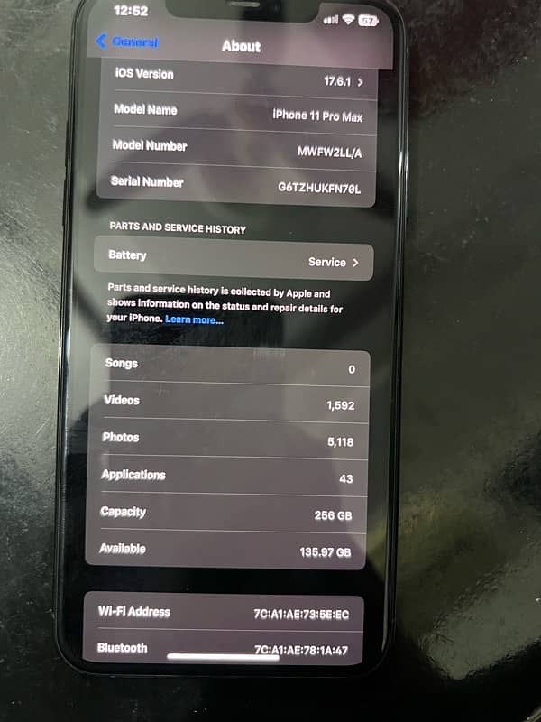 Iphone 11 Pro Max 256 Gb PTA Approved 4