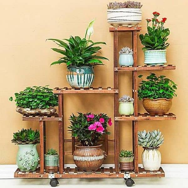 Plant Stand for Indoor and Outdoor Home Garden 0