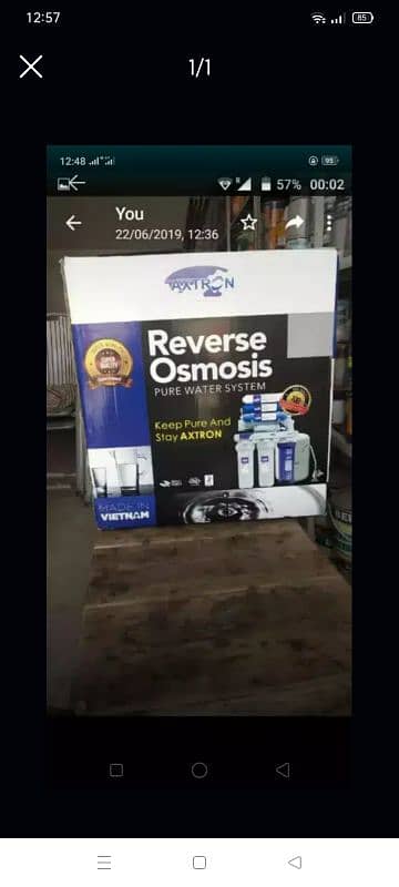 Axtron RO Reverse Osmosis Water Filter System 6 Stage made in Vietnme 0