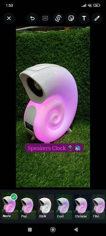 Lighting speaker & clock 0