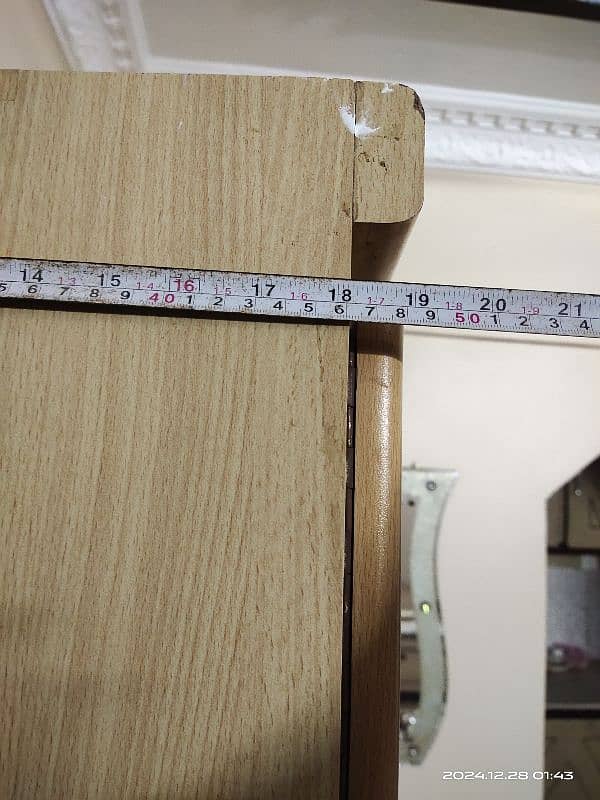 6x2 Feet 18 inch 4 Shelf 2 Draz Lamination Wardrobe almari cabinet 3