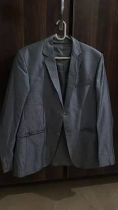 Silver shiny pent coat (Boss brand)