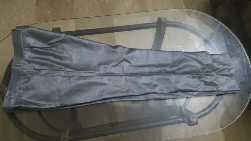 Silver shiny pent coat (Boss brand) 5