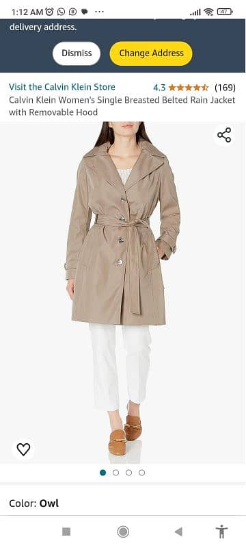 Calvin Klein coat 7