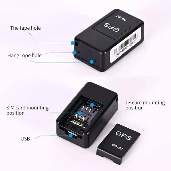 Gps Tracker With Box | Gf07 Wireless Mini Magnetic Gps Tracker 1