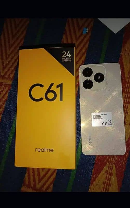 Realme C61 just box opened 0