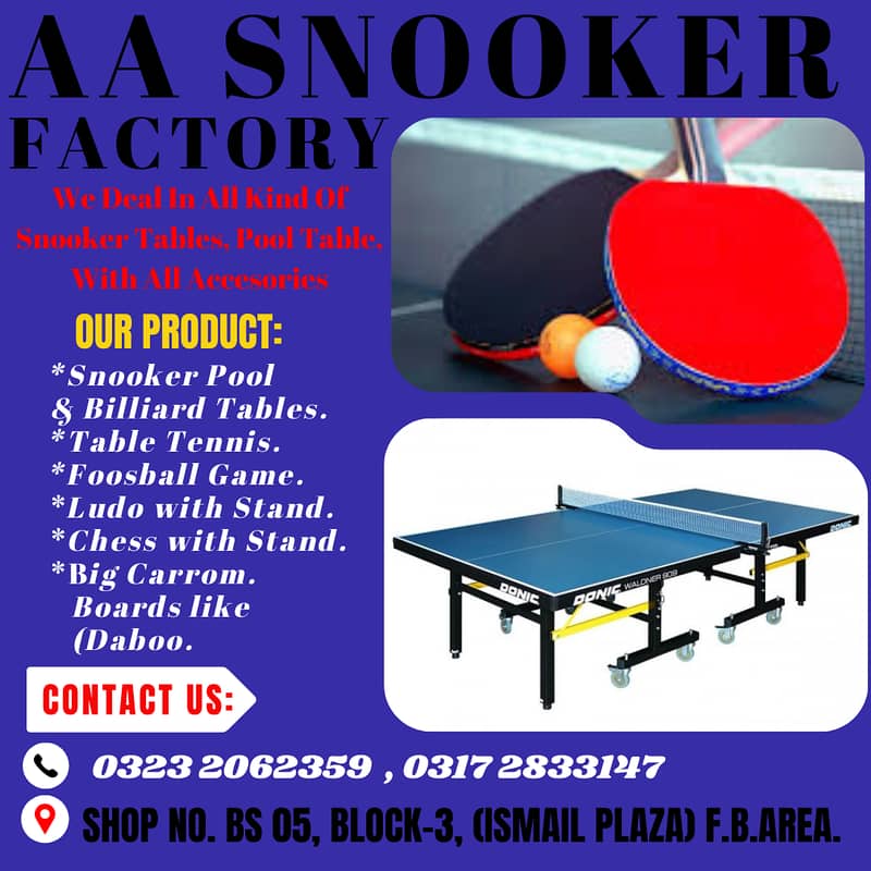 Table Tennis | Football Games | Snooker | Pool | Carrom Board | Sonke 0