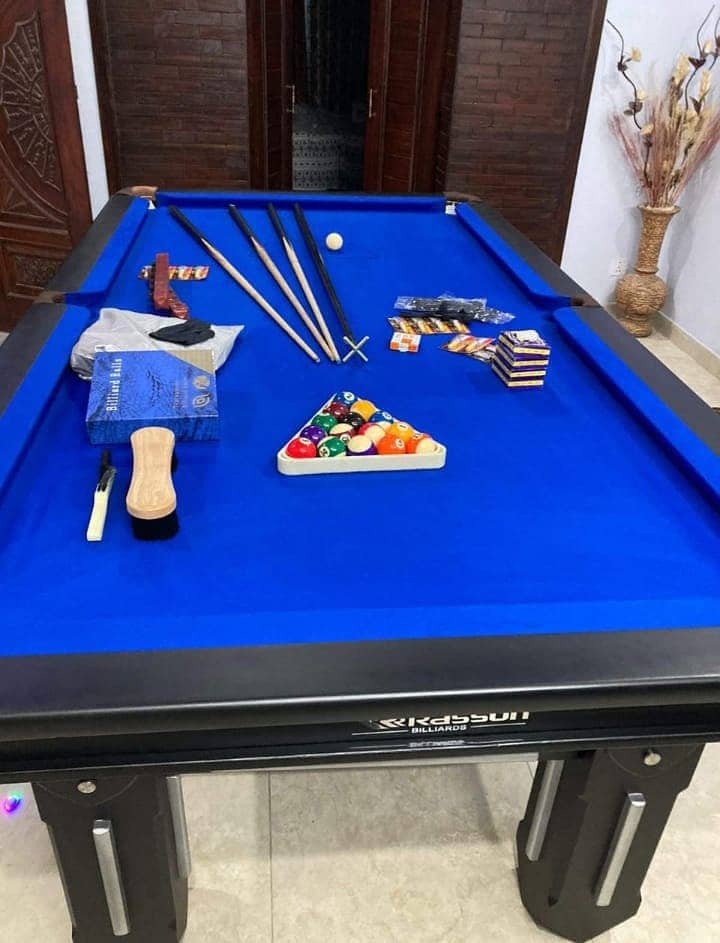 All Snooker Table Available Star/Wiraka/Shender/American/Rasson/Cues 13