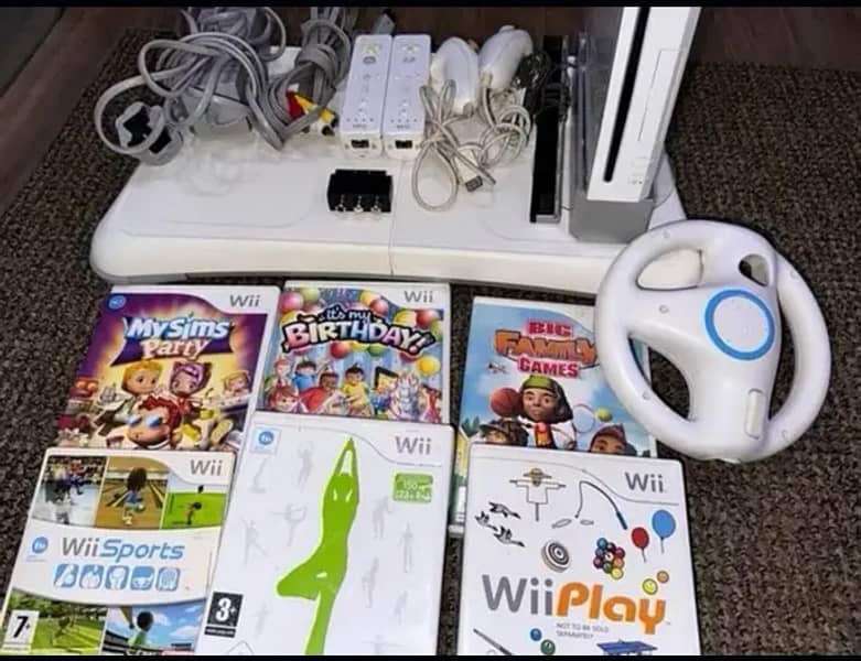 Nintendo Wii Game With All Accessories 0