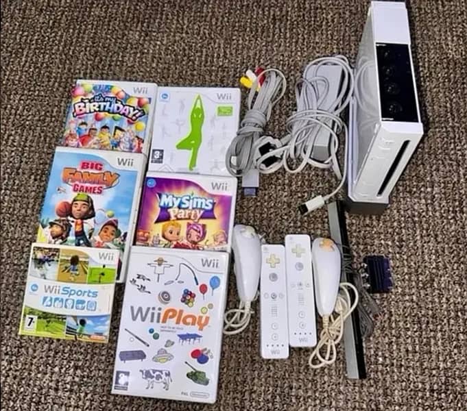 Nintendo Wii Game With All Accessories 1