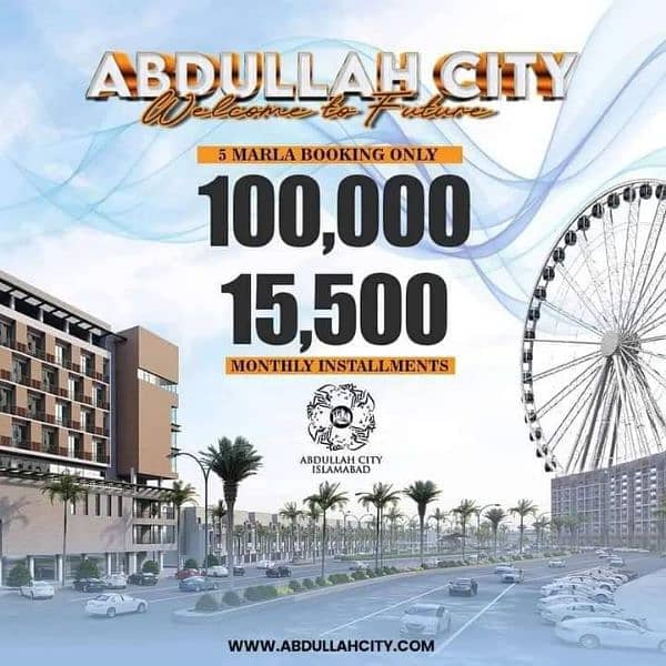 Abdullah City Plot Sale Instalment Islamabad 0