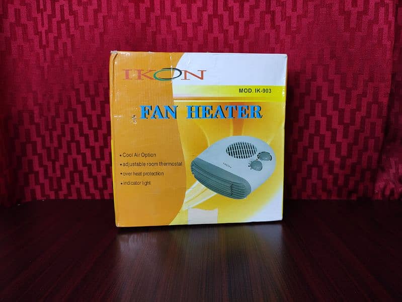 New Fan Heater Portable Electric Air Hot & Cool Speed Control Imported 0