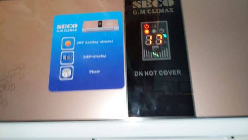 Heater for sale   New box pack  Digital meter with original remote 8