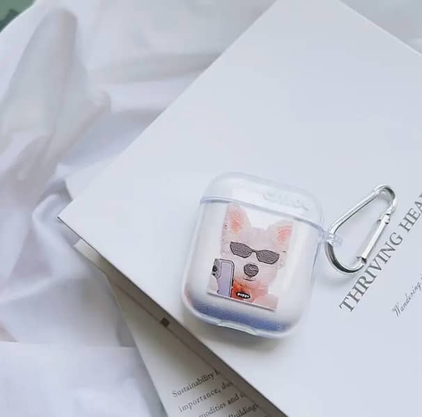 Cutest puppy selfie silicone airpods case for ALL Apple airpods 1