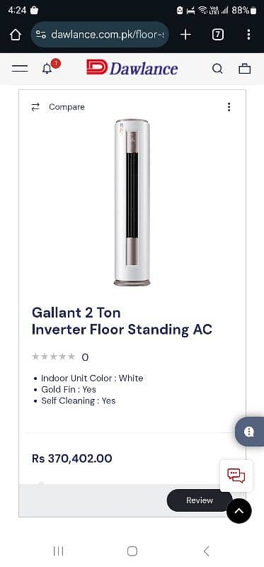 dawlance Floor standing gallant 45 model ac for sale 4