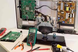 TV LCD LED smart tv repair home services all karachi