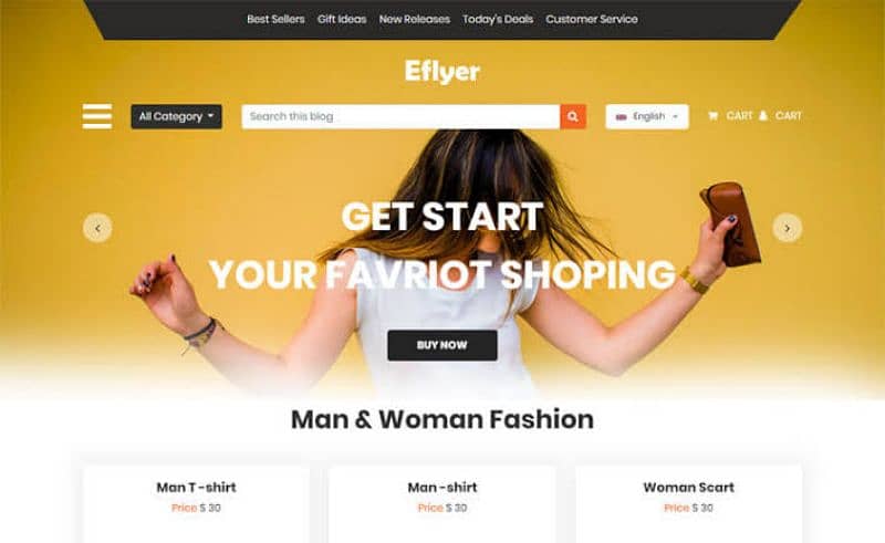 e commerce (shopify )website 2