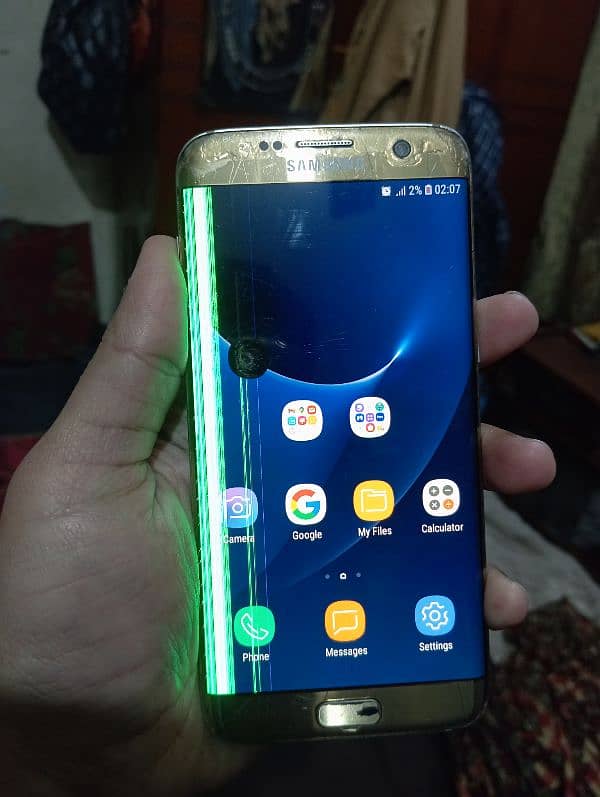 Samsung S7 edge 4/32 storage Dual SIM Non PTA 1 SIM working 3