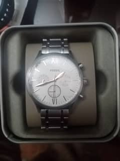 Fossil watch bq 2468 (box packed, original, silver)