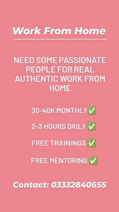 Online Work From Home