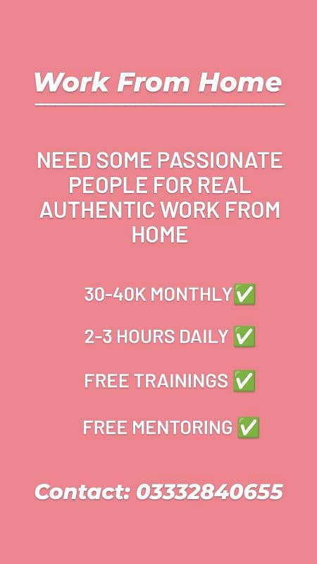 Online Work From Home 0