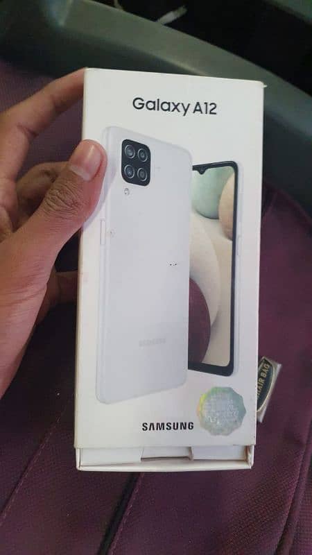 Sumsung galaxy a12 pta approved with box 6